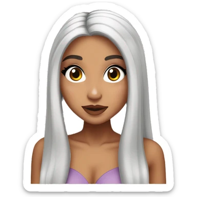 Ariana grande y Una bruja sticker