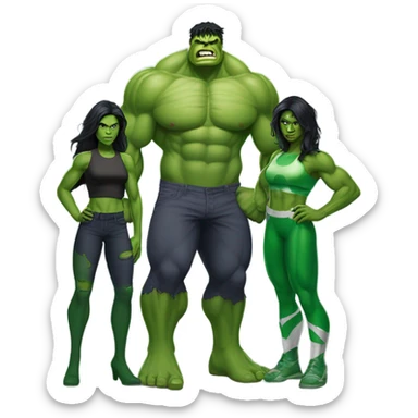 Hulk with she hulk sticker