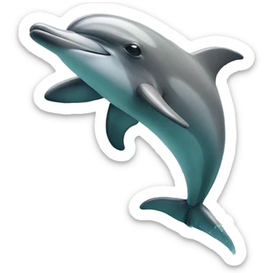 Dolphins chilling  sticker