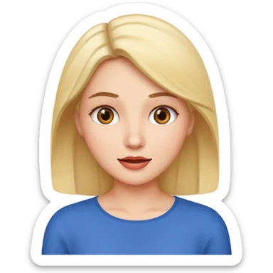 Mujer hablando sticker