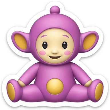 teletubby pink sticker