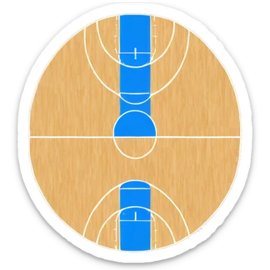 BASKETBALL COURT  sticker