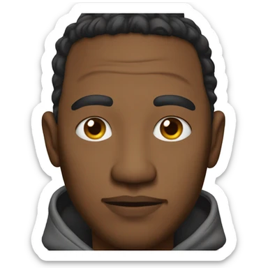 a hood dude  sticker