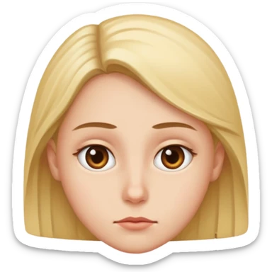 Person side eyeing  sticker