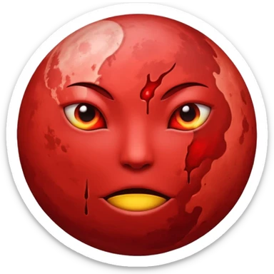 Blood moon  sticker