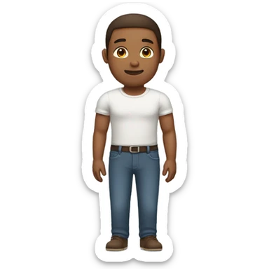 Man with no arms or legs sticker