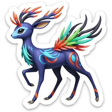 Meloetta-Xerneas-Pokémon-Fakémon-creature sticker