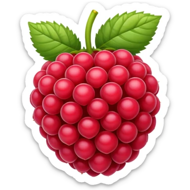 Poor raspberry  sticker