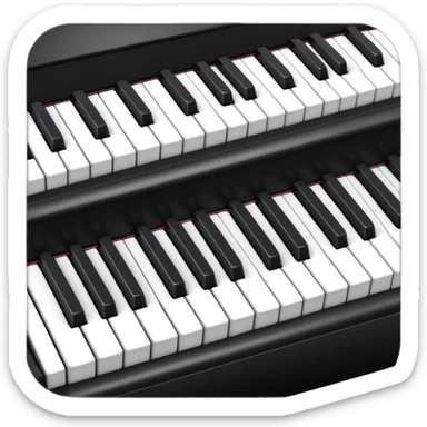 Teclado música básico sticker