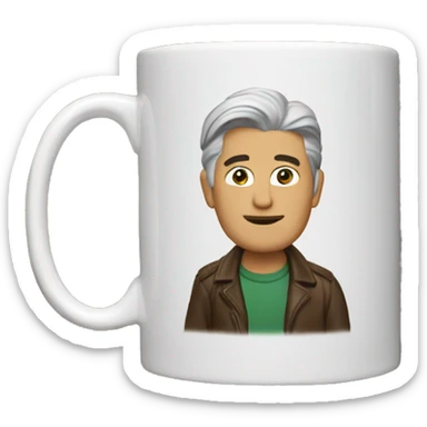 Central perk mug sticker