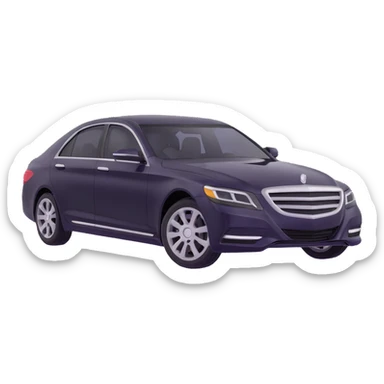 luxury sedan car sticker