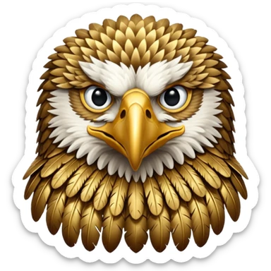 Bicephalous Eagle sticker