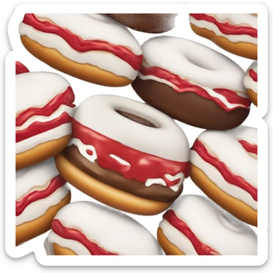 “Tim Hortons store with a red and white color scheme, featuring the classic Tim Hortons logo, a warm and welcoming design that represents a popular coffee and donut shop.” sticker