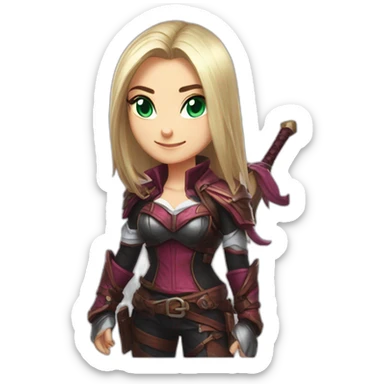Katarina league of legends sticker