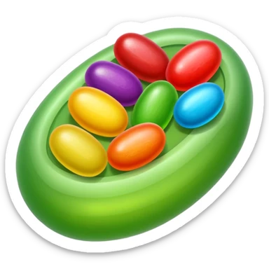 Jelly bean sticker