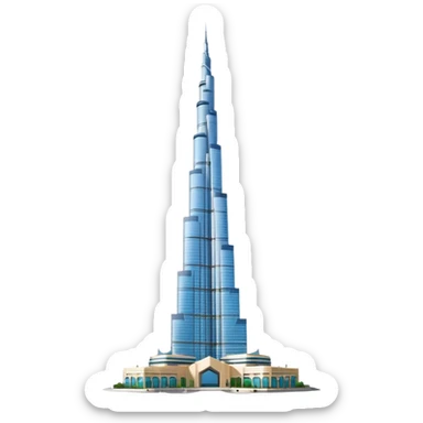 burj khalifa sticker