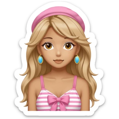 Aesthetic Gyaru Summer Girl sticker