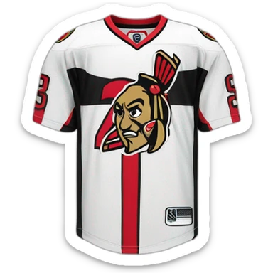 Ottawa Senators jersey sticker