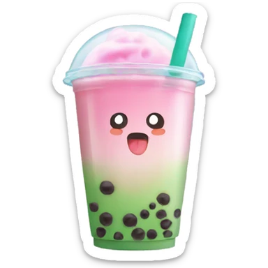 Bubble tea from Taiwan sticker