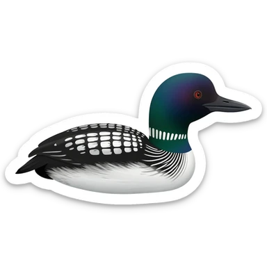 Loon sticker