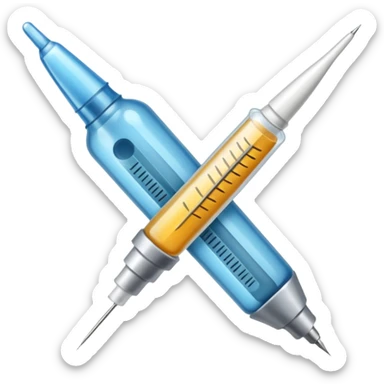 vaccination needle sticker