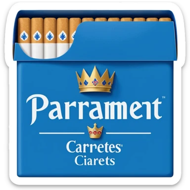 tabaco parliaments sticker