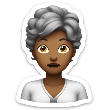 Mom who is mad sticker