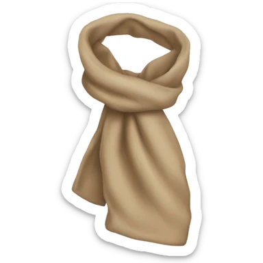 beige muffler sticker