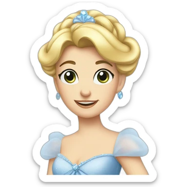 Cinderella  sticker