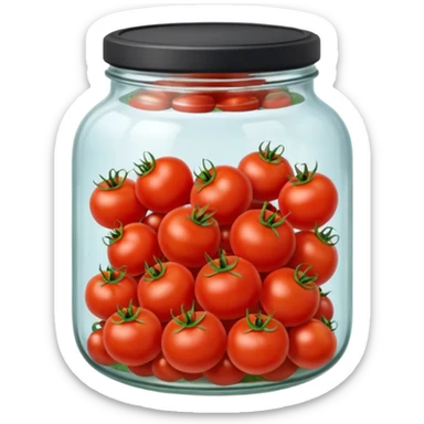 Jar of tomatos sticker