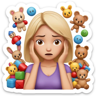 Mom of boys going crazy  sticker