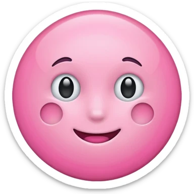 circulo + color rosa sticker