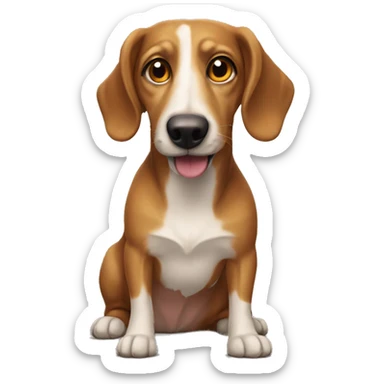 dachs hund sticker