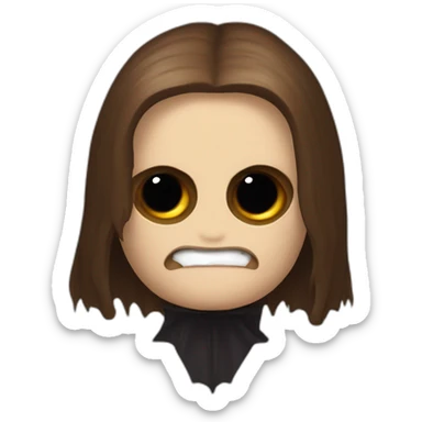 Ozzy Osbourne eat bat's head sticker