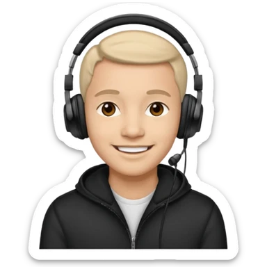 radio show host sticker