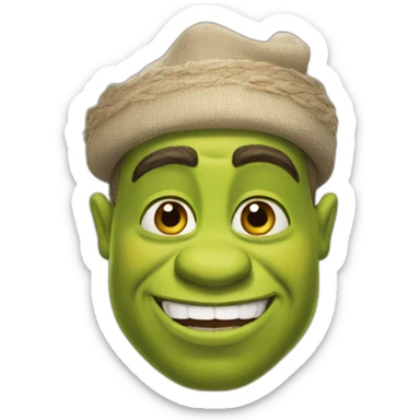 shrek marocain sticker