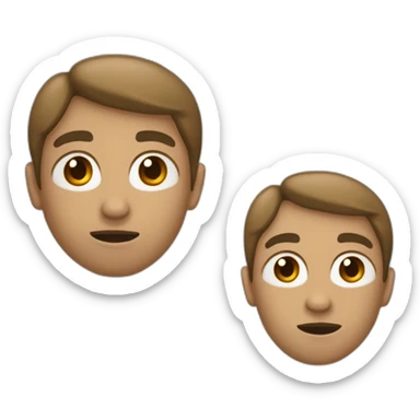 Garçon qui mord ses lèvres  sticker