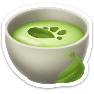 Matcha tea sticker