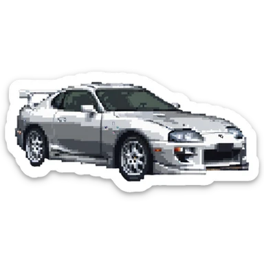 Toyota Supra MK4 car sticker