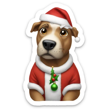 A rex in Christmas  sticker
