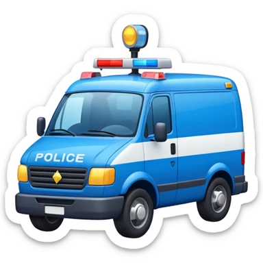 police van sticker
