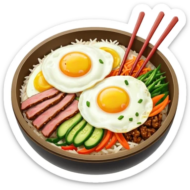 bibimbap sticker