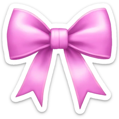 Aesthetic bow sticker
