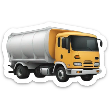 idling truck sticker