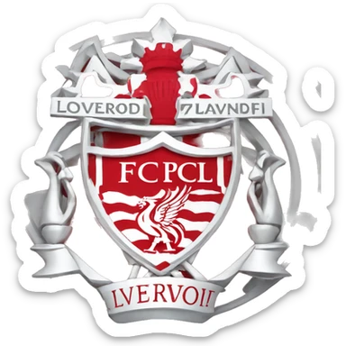 Fc liverpool logo sticker