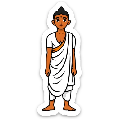 Hindu man smells bad sticker