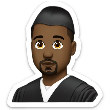 Kanye if he didn't make Graduation sticker
