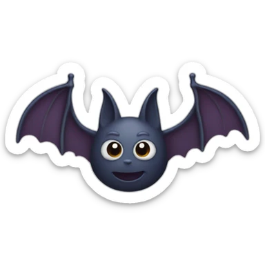 Bat puzzle autism parts colores sticker