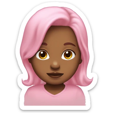 baby pink bơ sticker