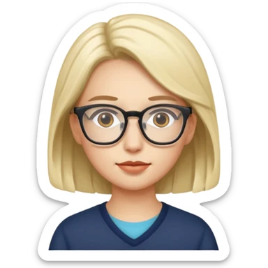 Nus.pl wearing glasses sticker